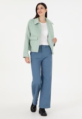 Kadın Saks Kanvas Pantolon - 50290859012