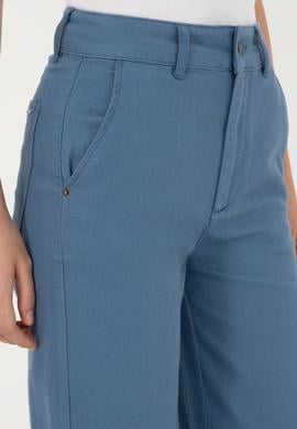 Kadın Saks Kanvas Pantolon - 50290859012