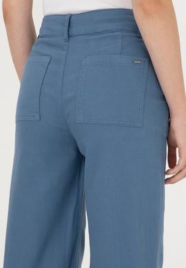 Kadın Saks Kanvas Pantolon - 50290859012