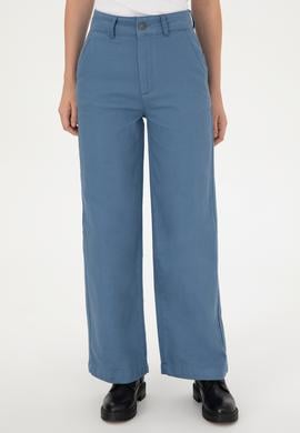 Kadın Saks Kanvas Pantolon - 50290859012