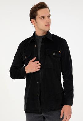 Erkek Siyah Uzun Kollu Gömlek - 50291242010