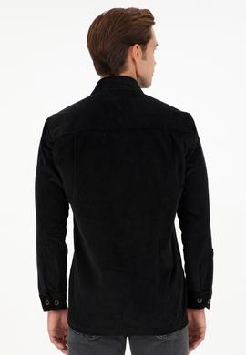 Erkek Siyah Uzun Kollu Gömlek - 50291242010