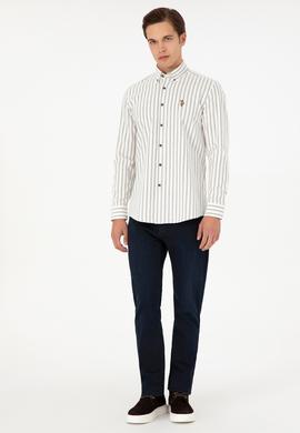 Erkek Antrasit Uzun Kollu Gömlek - 50293755007