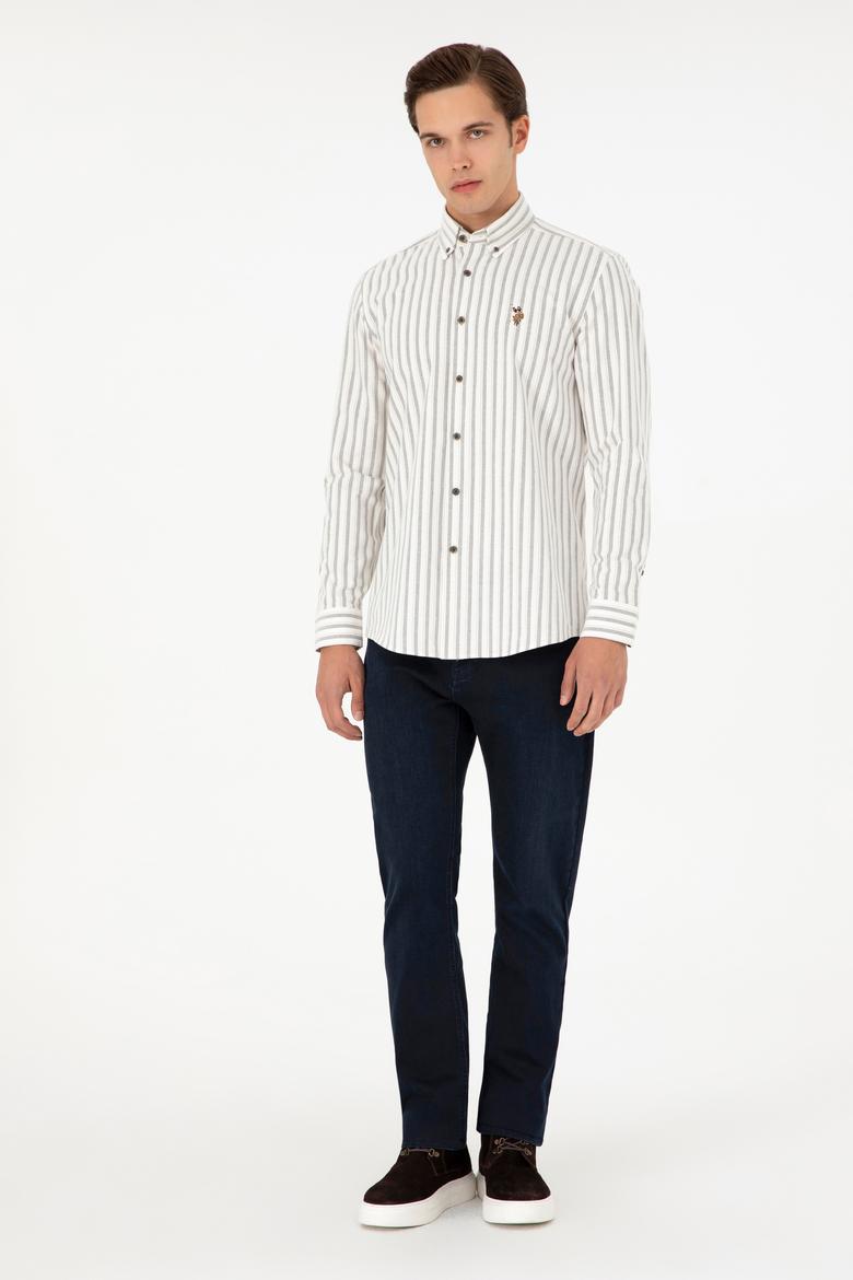 Erkek Antrasit Uzun Kollu Gömlek - 50293755007