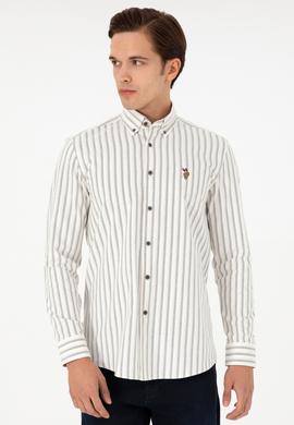 Erkek Antrasit Uzun Kollu Gömlek - 50293755007