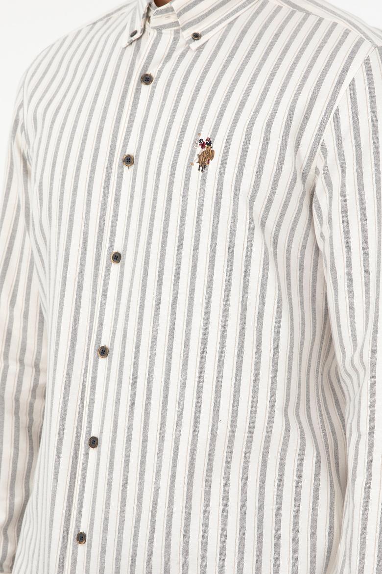 Erkek Antrasit Uzun Kollu Gömlek - 50293755007