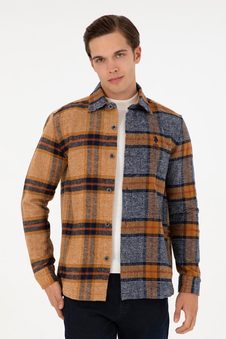 Erkek Lacivert Uzun Kollu Gömlek