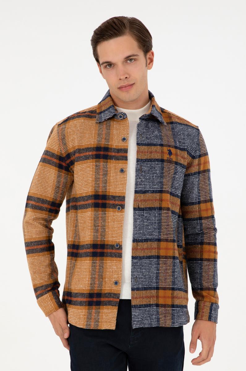 Erkek Lacivert Uzun Kollu Gömlek