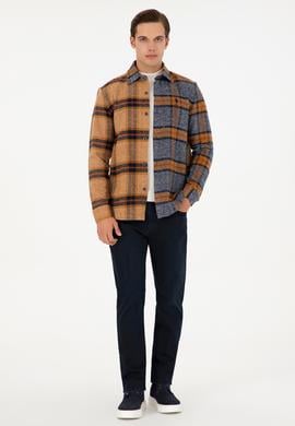 Erkek Lacivert Uzun Kollu Gömlek - 50297515005