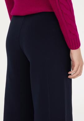 Kadın Lacivert Loose Fit Triko Pantolon - 50293068010