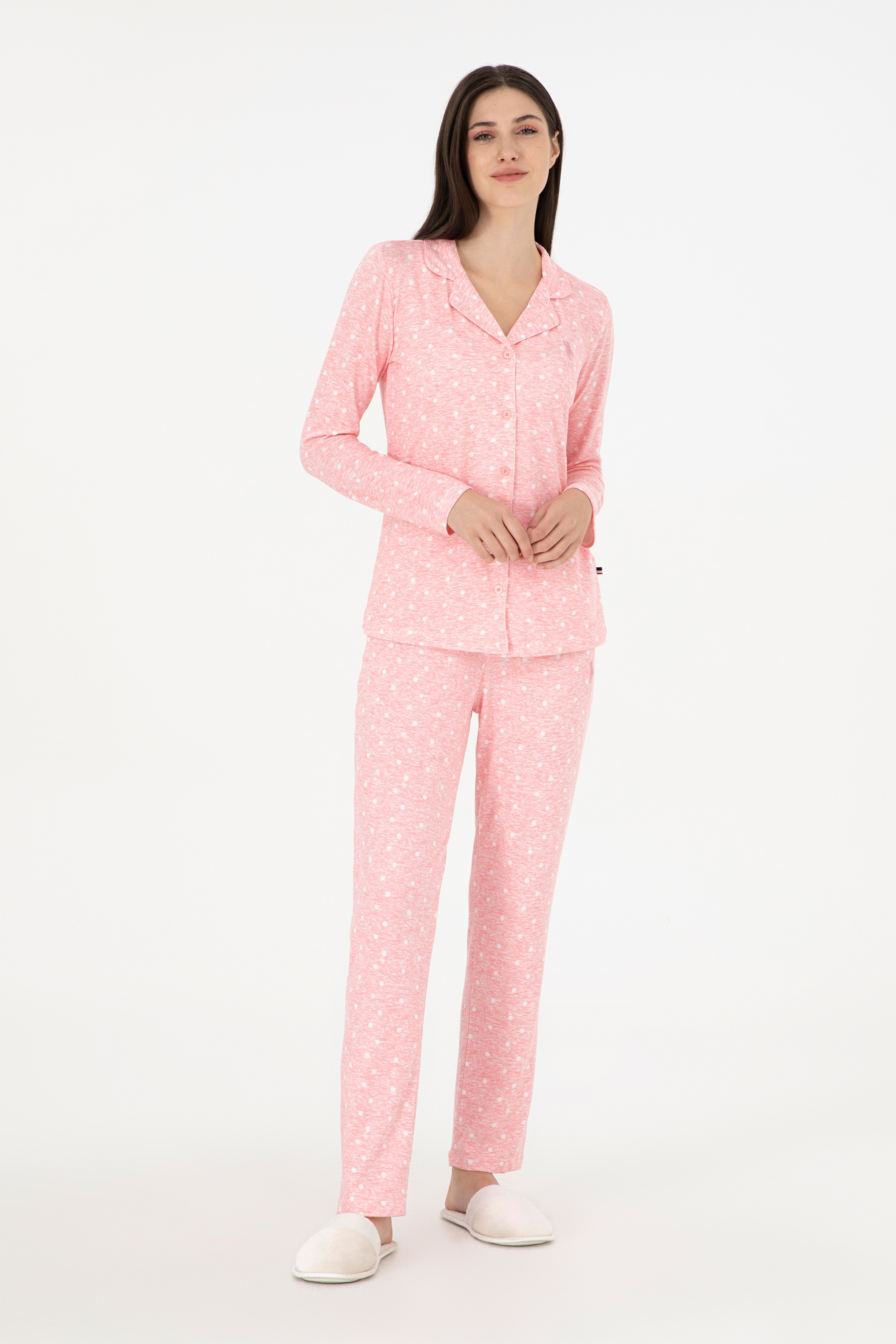 Kadın Pembe Pijama Takımı - Image 4