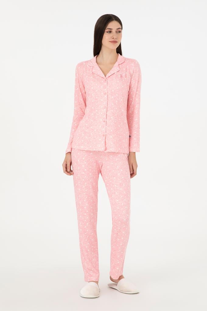 Kadın Pembe Pijama Takımı