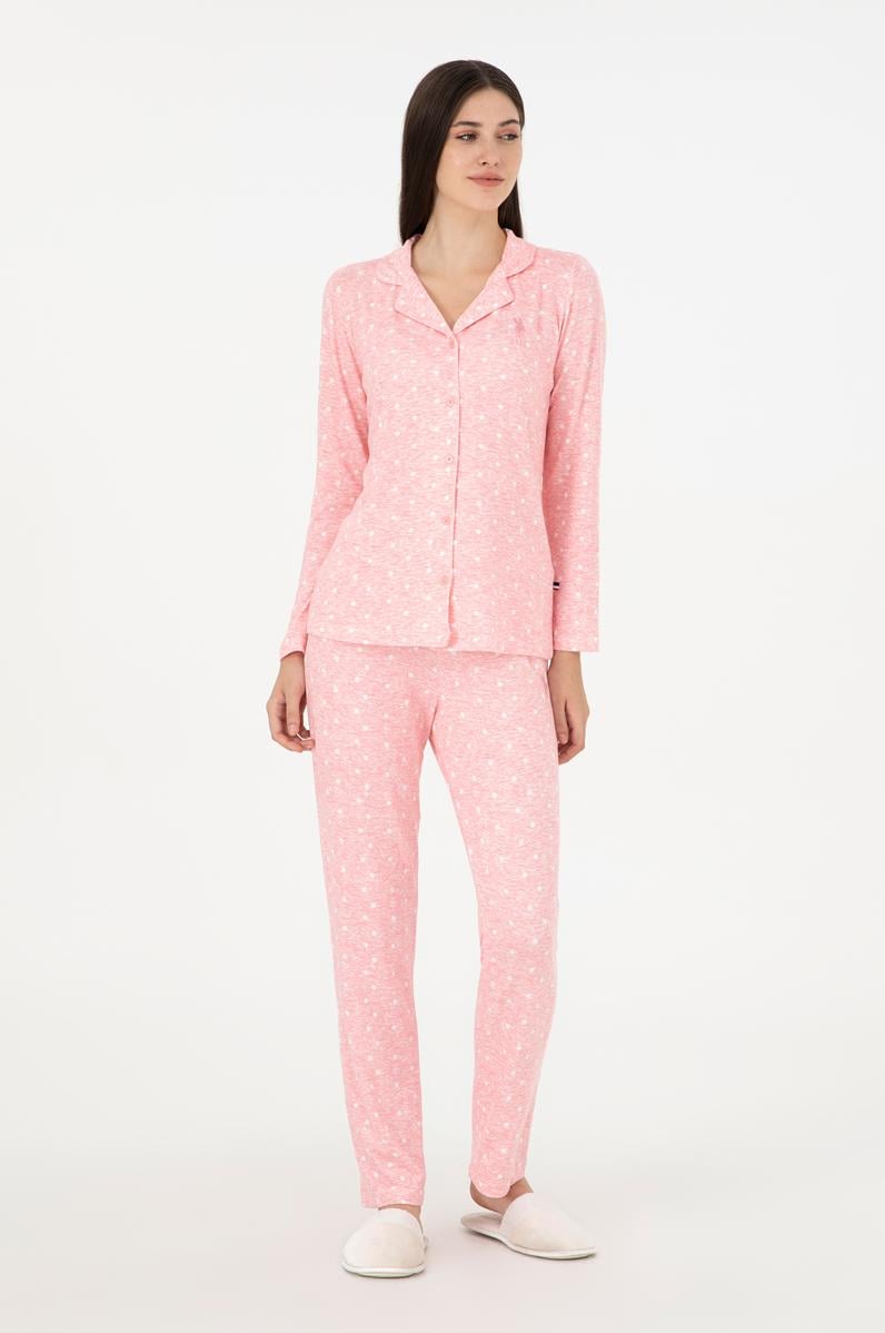 Kadın Pembe Pijama Takımı