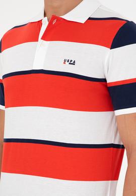 Erkek Regular Fit Polo Yaka Kırmızı Tişört - 50282023023