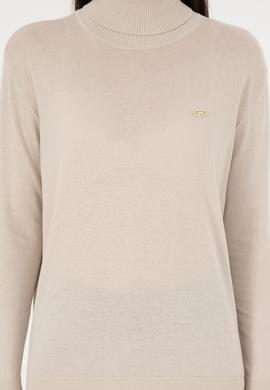 Kadın Taş Basic Boğazlı Kazak - 50288974061