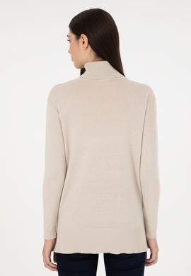 Kadın Taş Basic Boğazlı Kazak - 50288974061