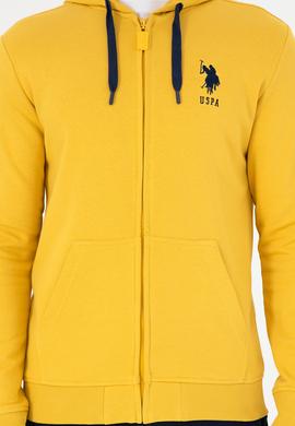 Erkek Sarı Örme Hırka - 50289028135