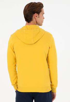 Erkek Sarı Örme Hırka - 50289028135