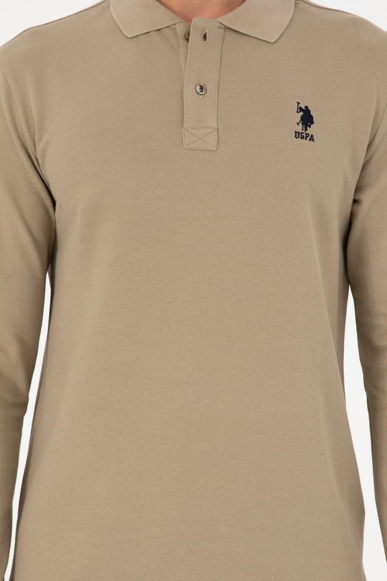 Erkek Açık Haki Basic Sweatshirt - 50289062196