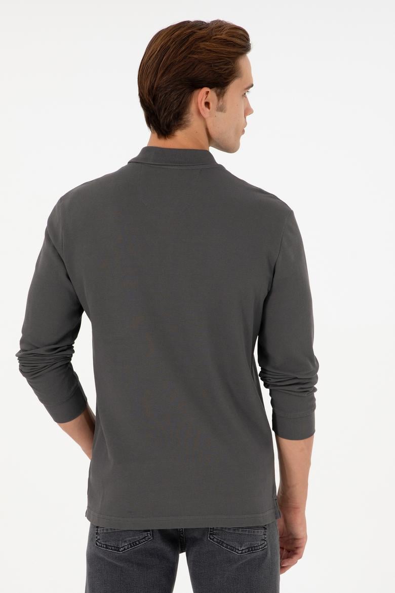 Erkek Antrasit Basic Sweatshirt - 50289062166