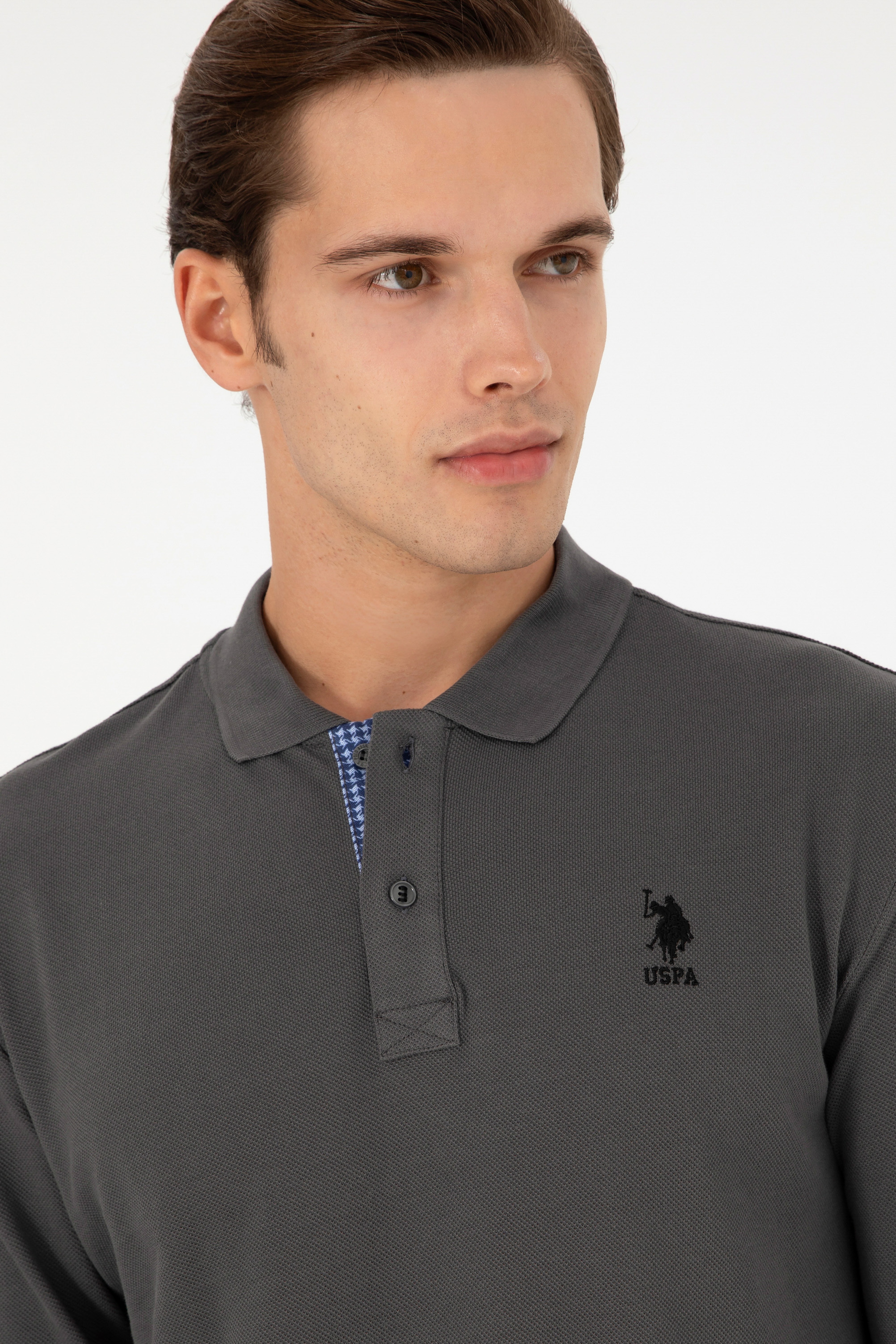 Erkek Antrasit Basic Sweatshirt