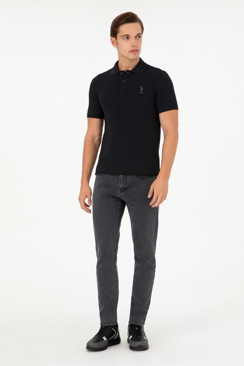 Erkek Siyah Basic Tişört - 50297456011