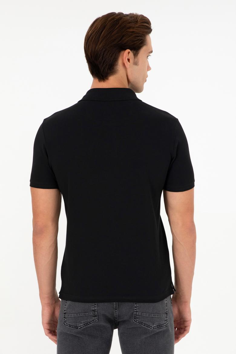 Erkek Siyah Basic Tişört - 50297456011