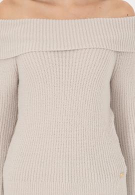 Kadın Taş Kayık Yaka Kazak - 50293116024