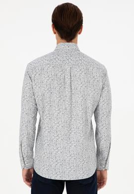 Erkek Taş Uzun Kollu Gömlek - 50296608025