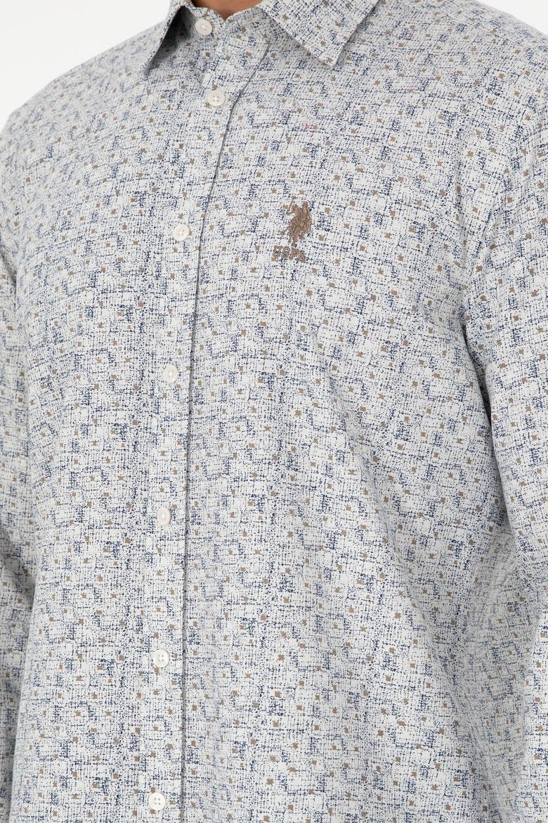 Erkek Taş Uzun Kollu Gömlek - 50296608025