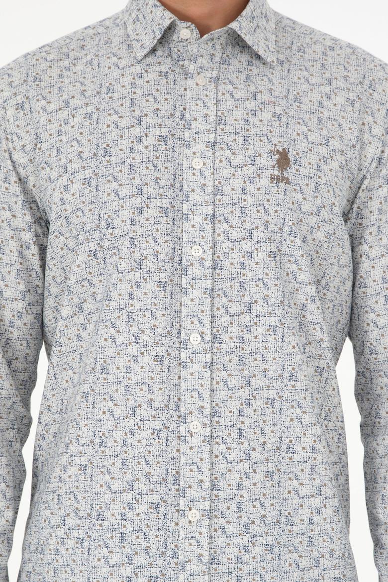 Erkek Taş Uzun Kollu Gömlek - 50296608025