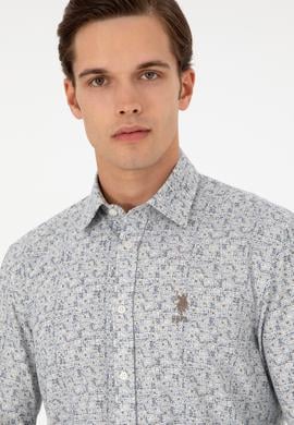 Erkek Taş Uzun Kollu Gömlek - 50296608025