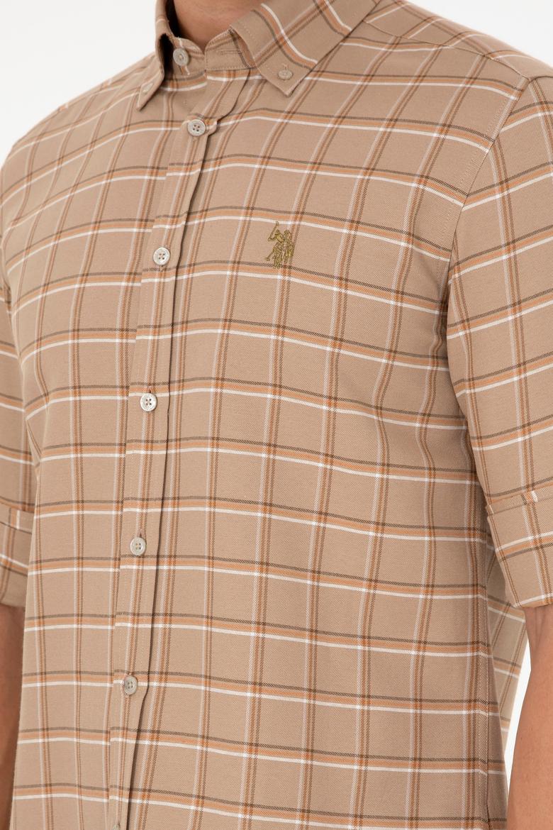 Erkek Kum Uzun Kollu Gömlek - 50296615007