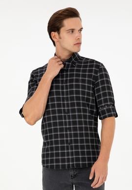 Erkek Siyah Uzun Kollu Gömlek - 50296615025