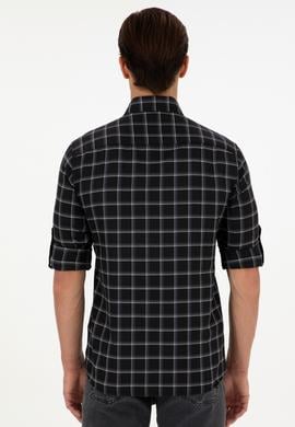 Erkek Siyah Uzun Kollu Gömlek - 50296615025