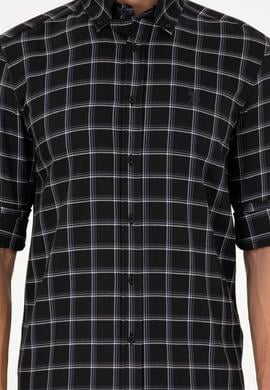 Erkek Siyah Uzun Kollu Gömlek - 50296615025