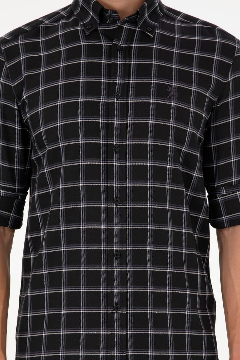 Erkek Siyah Uzun Kollu Gömlek - 50296615025