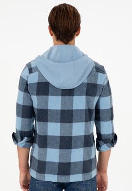 Erkek Saks Uzun Kollu Gömlek - 50290280005