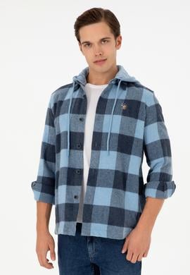 Erkek Saks Uzun Kollu Gömlek - 50290280005