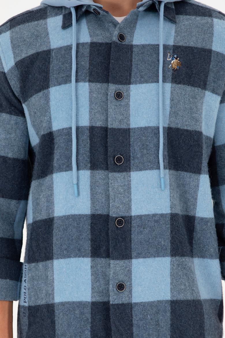 Erkek Saks Uzun Kollu Gömlek - 50290280005