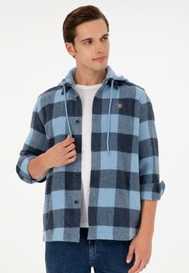 Erkek Saks Uzun Kollu Gömlek - 50290280005