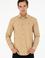 Erkek Kum Uzun Kollu Gömlek