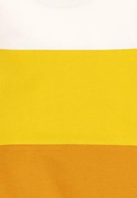 Erkek Çocuk Hardal Bisiklet Yaka Sweatshirt - 50293549026