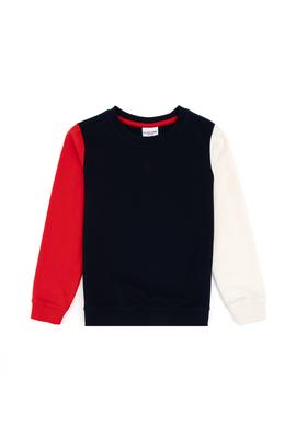 Erkek Çocuk Lacivert Bisiklet Yaka Sweatshirt - 50293563003