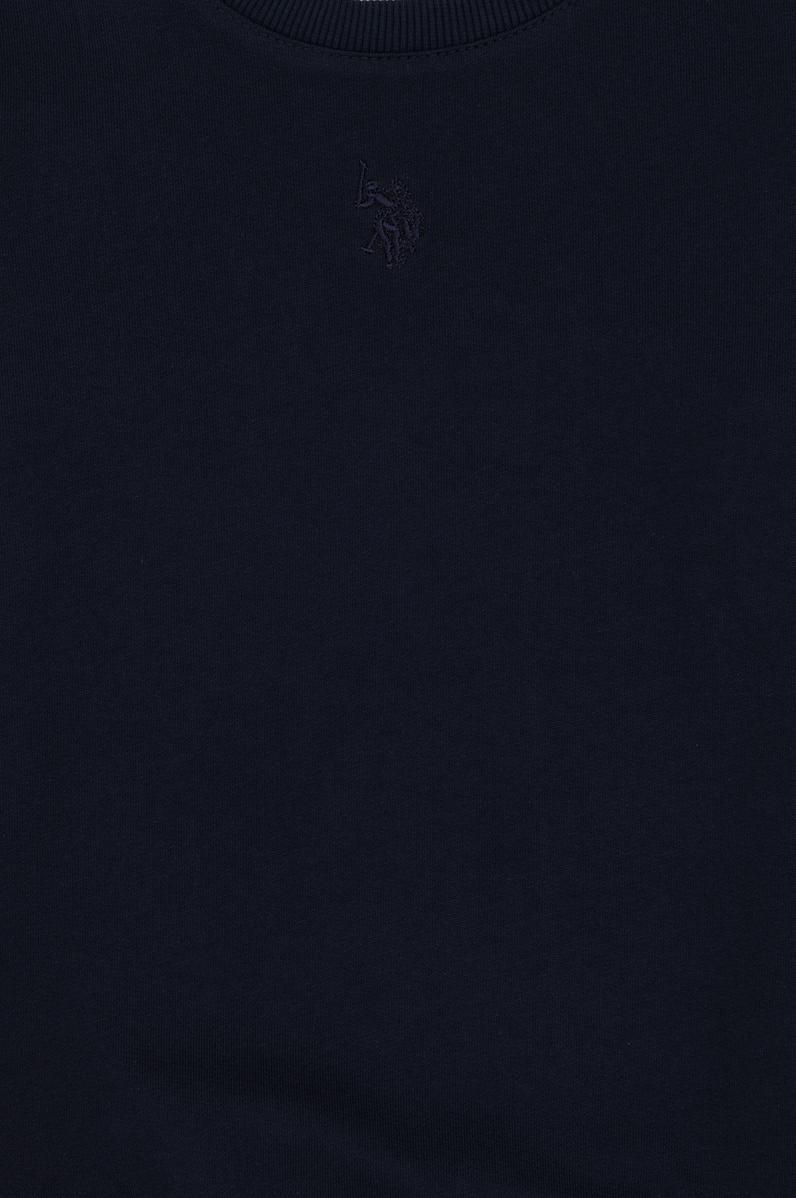 Erkek Çocuk Lacivert Bisiklet Yaka Sweatshirt