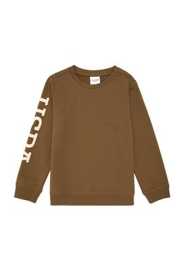 Erkek Çocuk Haki Bisiklet Yaka Sweatshirt - 50293643017