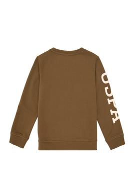 Erkek Çocuk Haki Bisiklet Yaka Sweatshirt - 50293643017