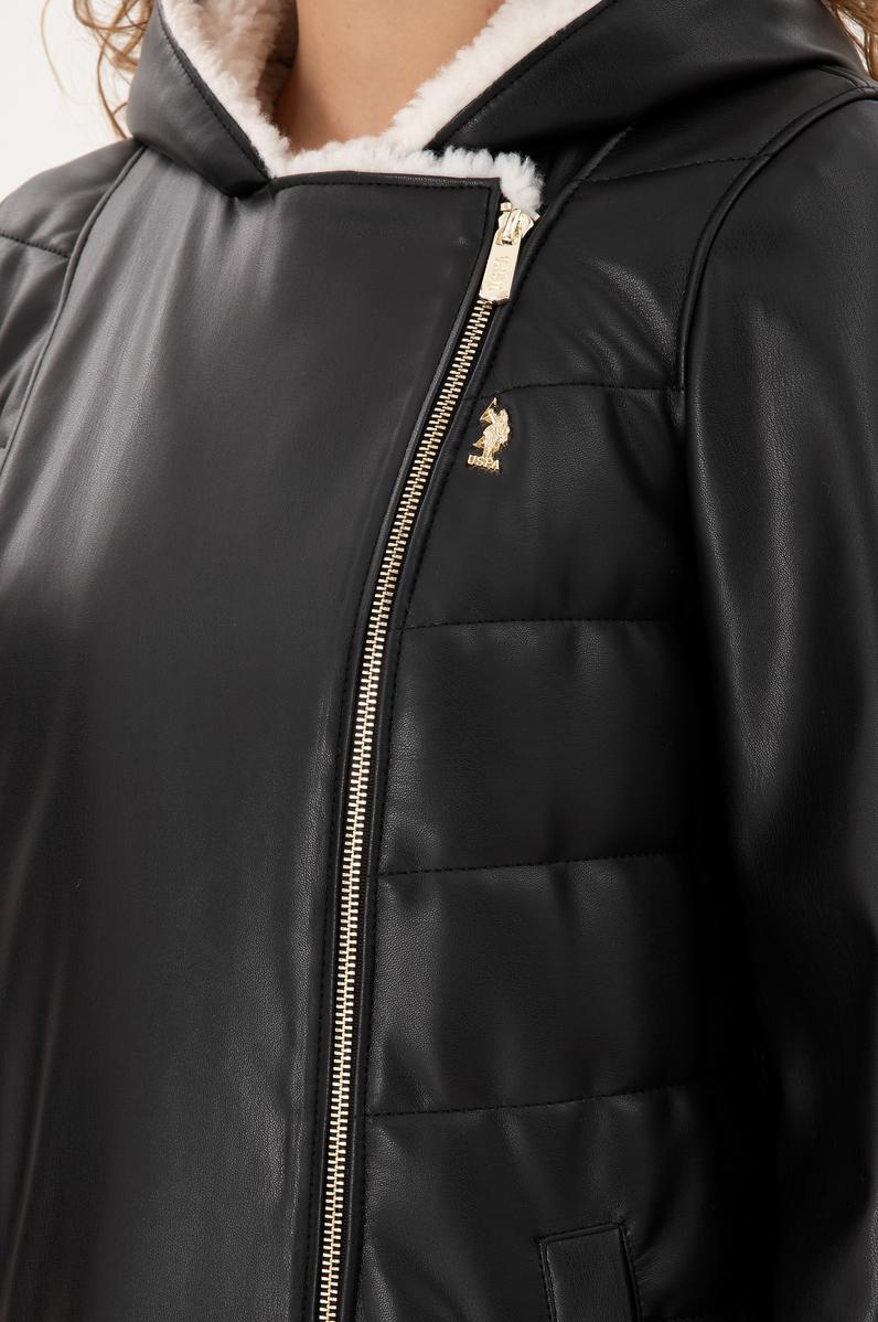 Kadın Siyah Deri Ceket