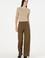 Kadın Haki Kanvas Pantolon