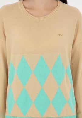 Kadın Kum Bisiklet Yaka Kazak - 50291623028